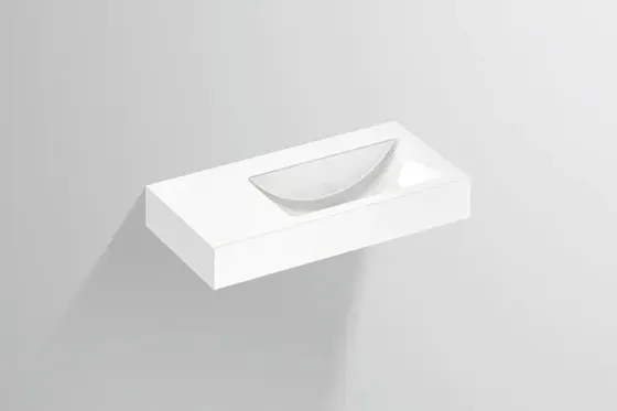 Раковина  nablatowa Alape WT.PR800H.R 80x40,5x13,5cm, biała 4207500000 Киев