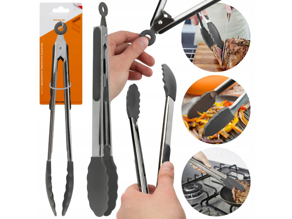 Щипцы силиконовые 28,5 см GRILLI 777641 Код: 013451 Ровно - изображение 5