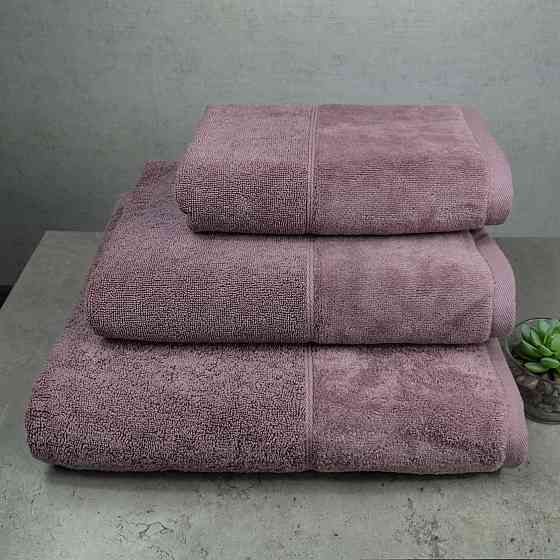 Набір велюр/махра рушників 3шт GM Textile 40x70см, 50x90см, 70x140см Premium Milado 550г/м2 (Попеляс Суми