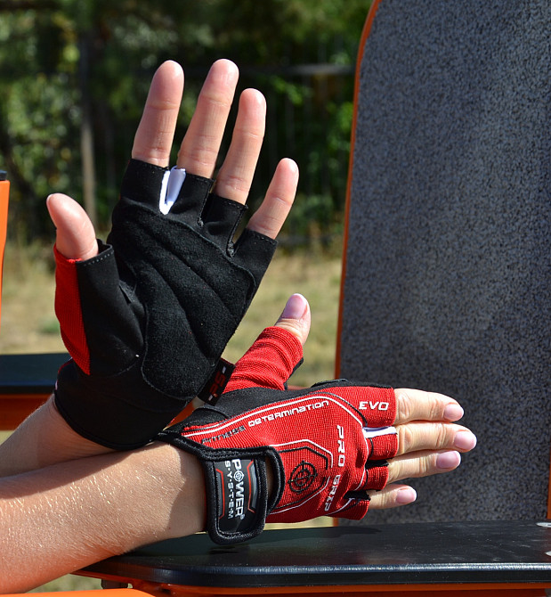 Рукавички для фітнесу Power System PS-2250E Pro Grip EVO Red S Київ - фото 7