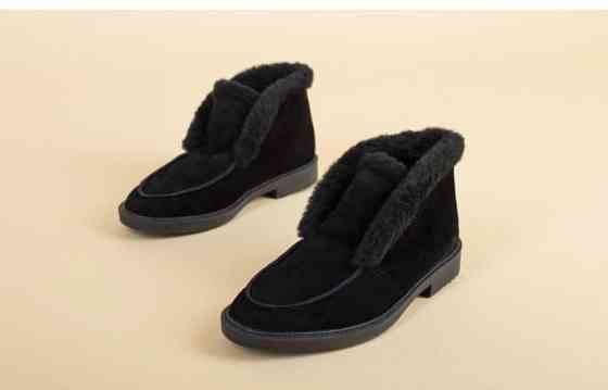 Daragani Черевики жіночі Daragani чорні натуральна замша зима 37-40р. (4245) Коломыя