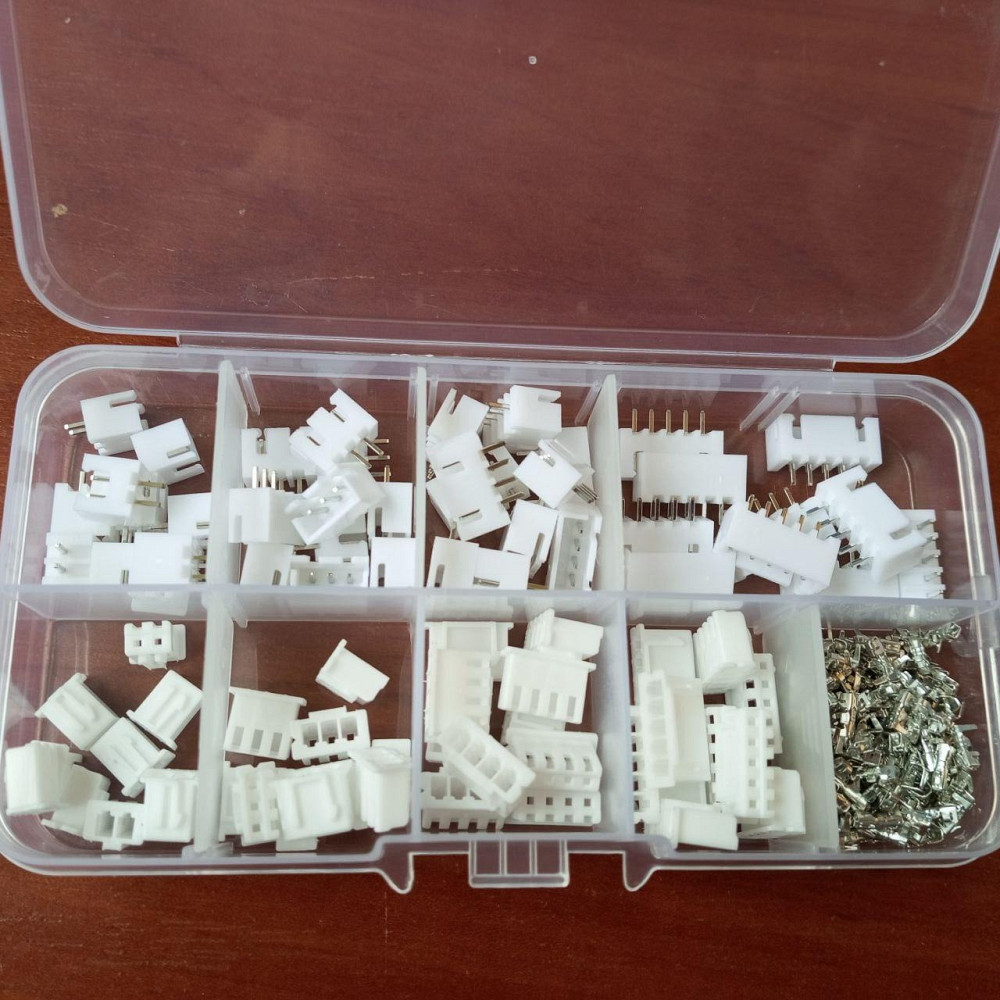 Роз'єм гніздо живлення XH2.54 2p 3p 4p 5p 2.54 мм тато мама набір, 80 шт. Полтава - фото 1