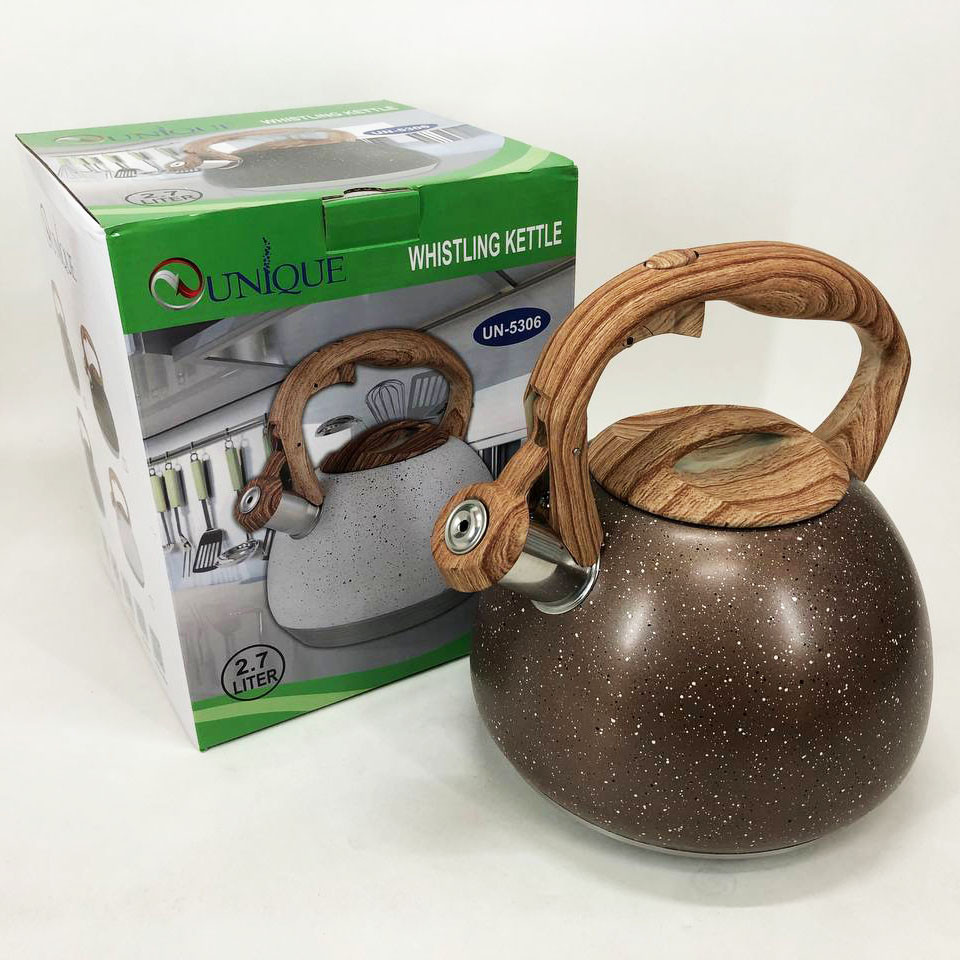 Чайники со свистком наплитные UN-5306, Хороший чайник со свистком Чайник для плиты с громким IT-31 Львов - изображение 3