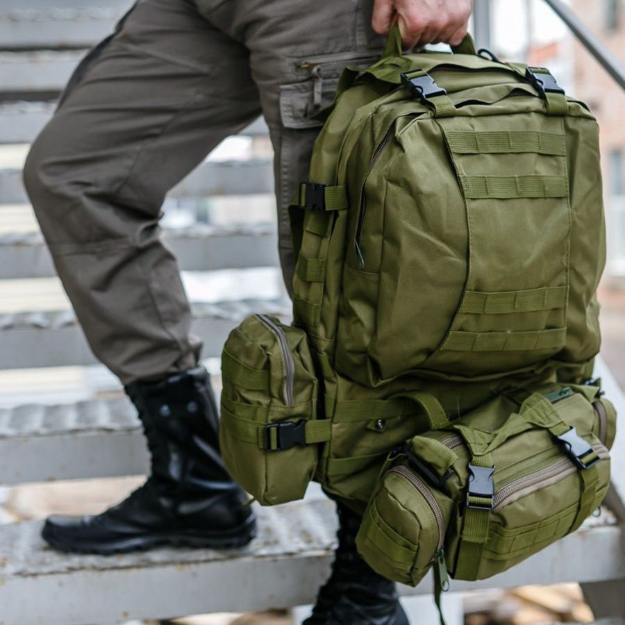 Військовий похідний рюкзак, Тактичний штурмовий рюкзак армійський тактичний ЗСУ VP-39 Львів - фото 8