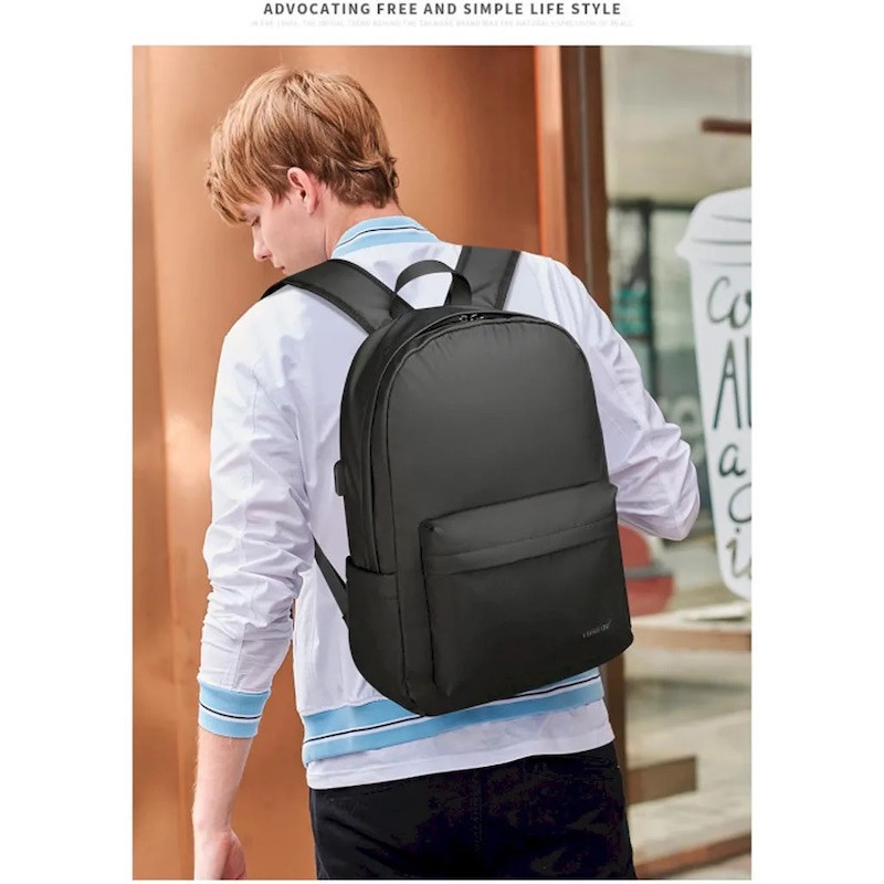 Рюкзак Tigernu чорний для ноутбука 15.6" Київ - фото 1