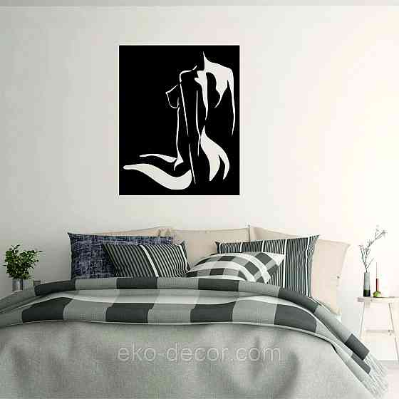 Декоративное настенное Панно «Силуэт женщины», Декор на стену Киев