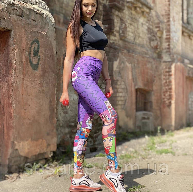 Женский костюм для тренировок лосины и топ Харьков - изображение 1