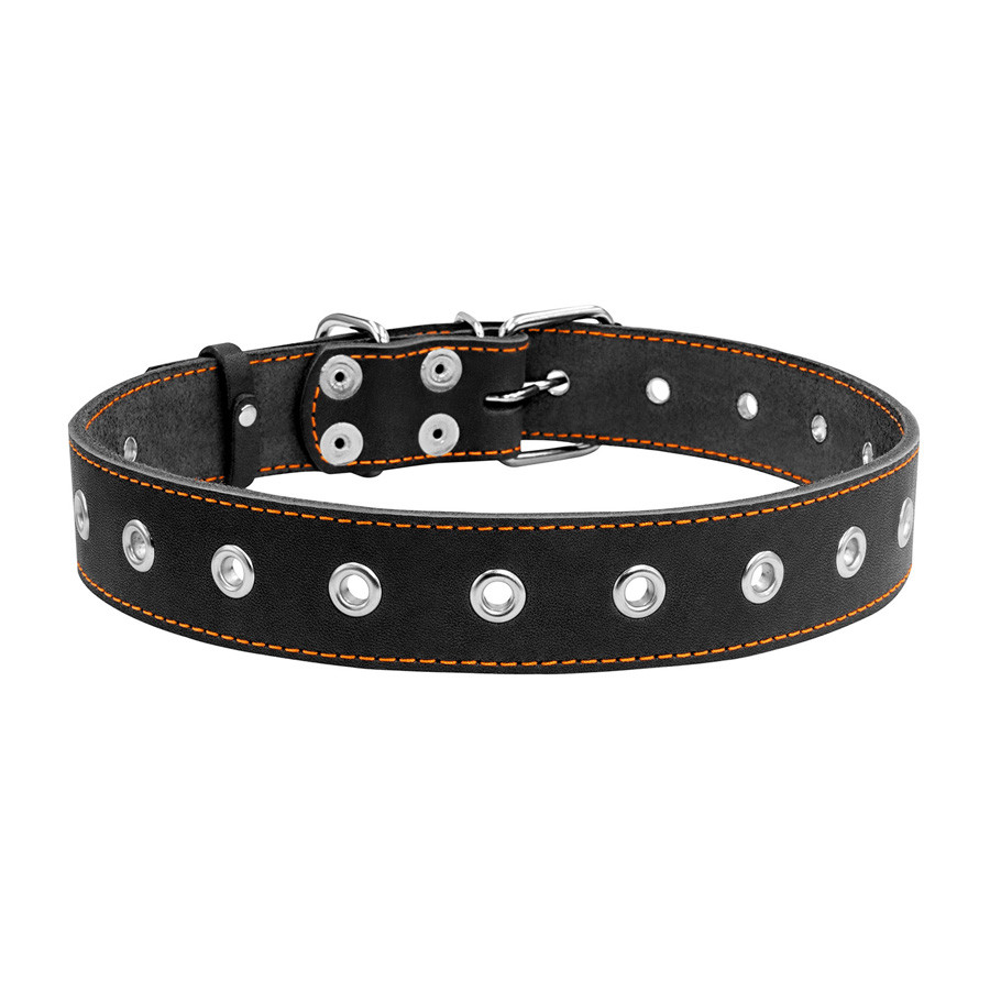 Нашийник "CoLLaR" безрозмірний (ширина 35мм, довжина 69см) чорний Коломия - фото 3