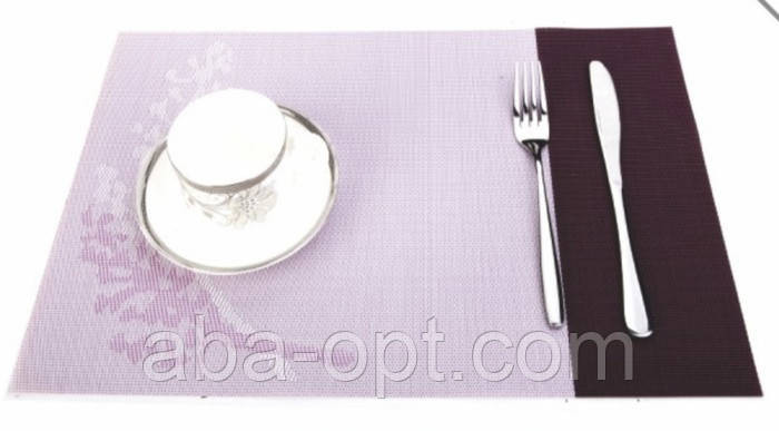 Килимок для сервірування столу бузковий 45 х 30 см Том ( шт ) Одеса - фото 1