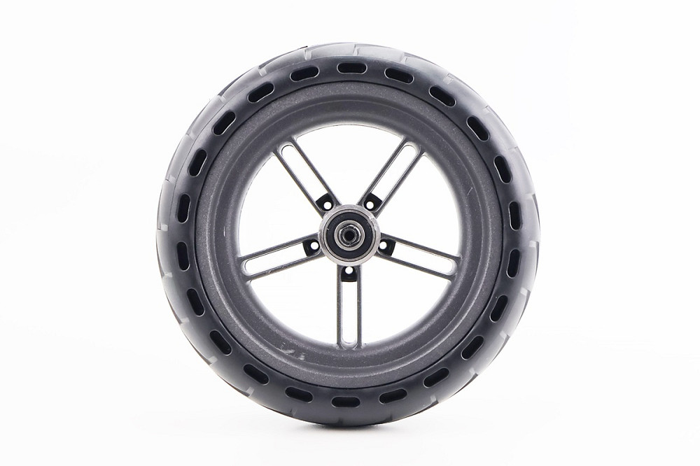 Колесо заднє 8,5" алюмінієве з стільниками для амортизації, пром-підшипники (12х28х8) 6001 2RS, Disk-brake Київ - фото 3