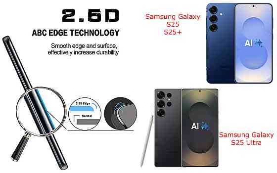Защитное стекло ArmorGlass для Samsung Galaxy S25, S25+, S25 Ultra – устойчивое к царапинам и ударам Киев