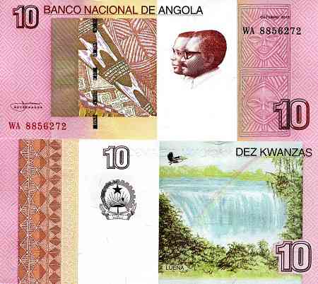 Ангола / Angola 10 Kwanzas 2012 Pick UNC Полтава