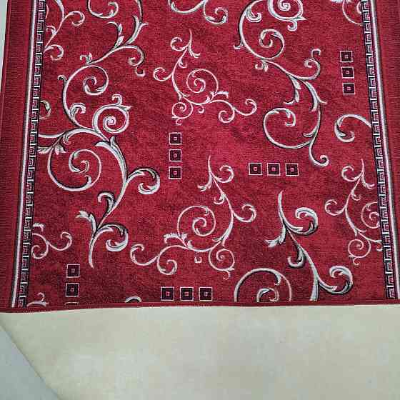 Ковровая дорожка лучшая цена, Красные Вензеля,  Ковёр на отрез. 200, 300 Каменское