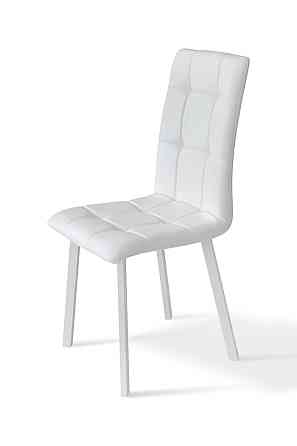 Стілець Трініті, метал білий/ шкірзам білий Київ