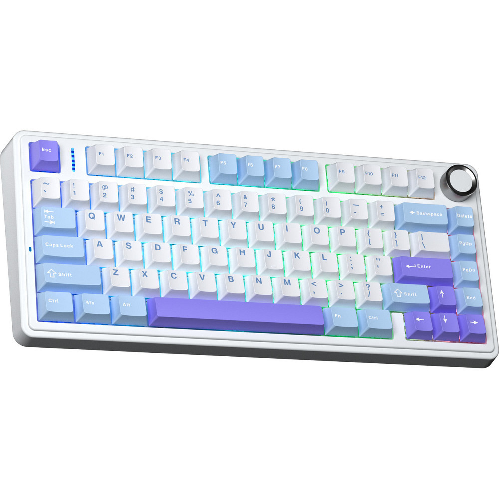 Клавіатура бездротова Aula F75 Gasket Reaper switch Purple (6978080501479) ( білий, фіолетовий ) Харків - фото 4
