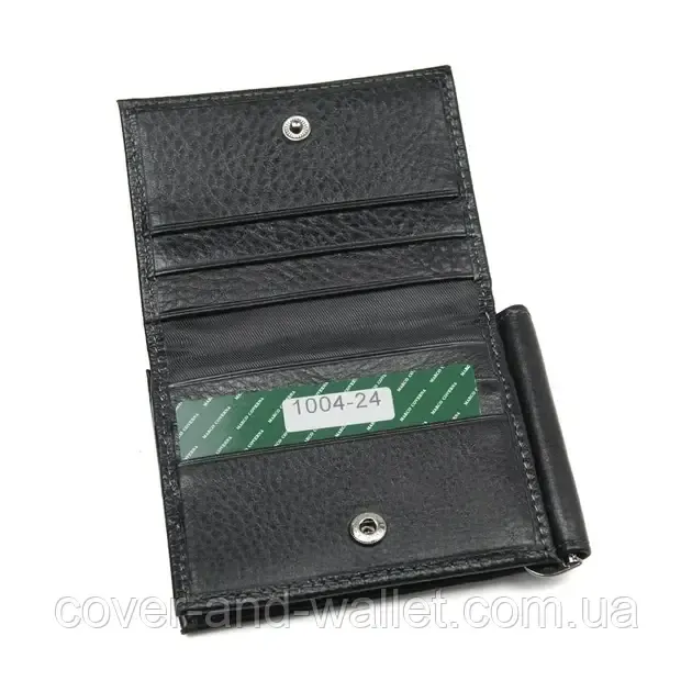 Шкіряний гаманець затискач для купюр і карток Marco Coverna Київ - фото 8