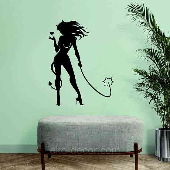 Декоративное настенное Панно «Дьяволица», Декор на стену Киев