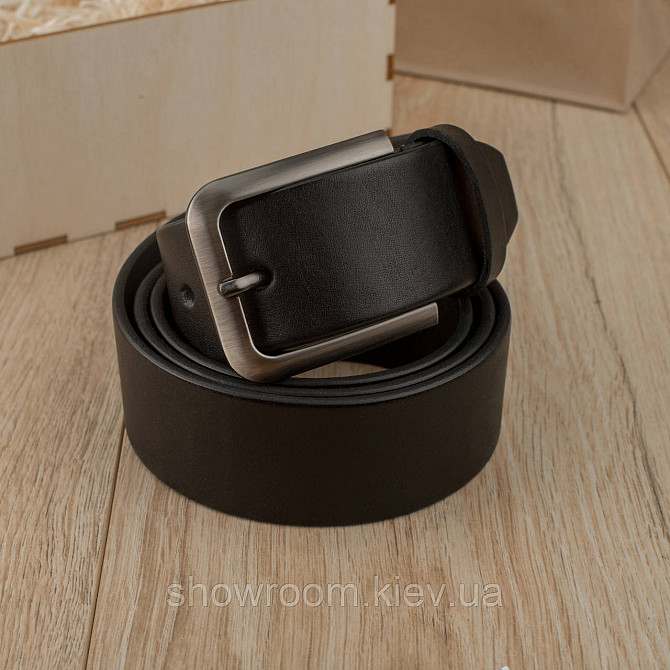Чоловічий шкіряний ремінь Leather Collection (LC002) Київ - фото 1