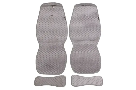 Накидка на сідницю Elegant Pelermo передня сірий (2 шт. з підголовками) Вінниця