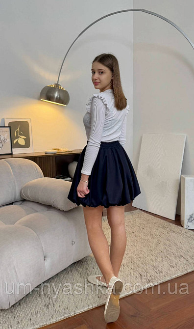 Школьная юбка бабл черная на 140-164 Кривой Рог - изображение 5