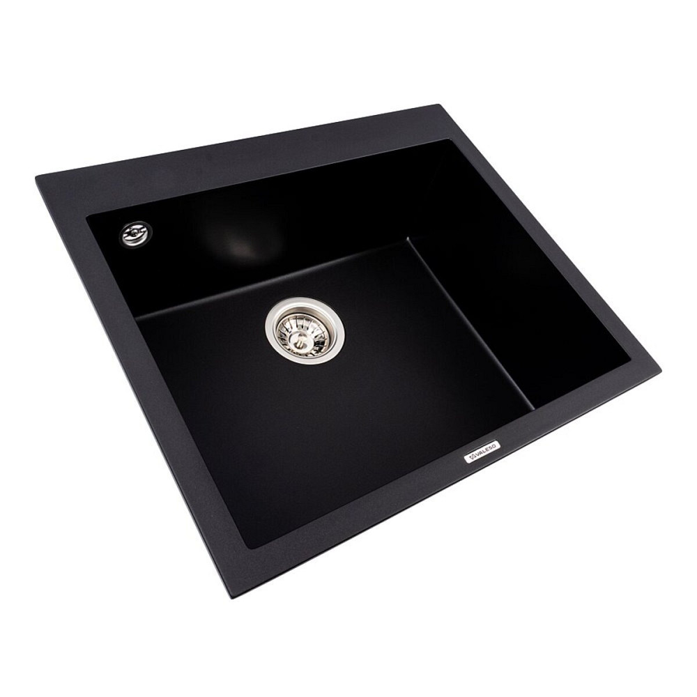 VALESO Кухонна гранітна мийка 5750 DAVINA VALESO чорний Коломыя - изображение 2