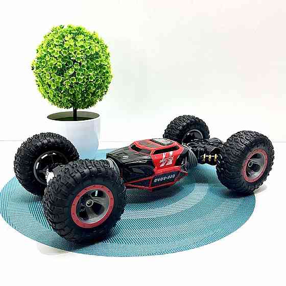 Машина трюкова Limo Toy перевертень всюдихід на радіокеруванні гумові колеса Червона (M 5507) Чернігів