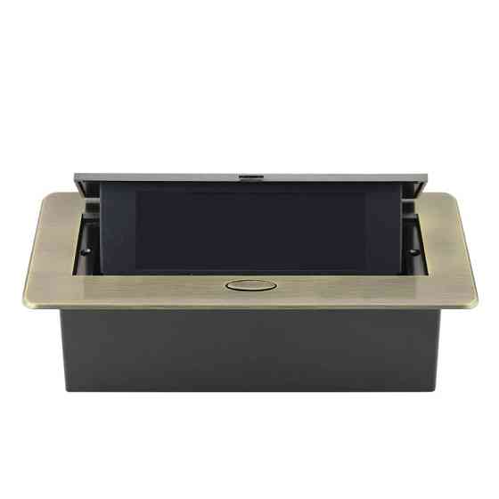 LIVOLO Розетковий люк LIVOLO бронзовий, вбудований у стільницю, меблевий пустий корпус без розе Коломыя