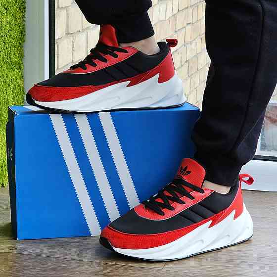 Кросівки Adidas $harks Червоні Чоловічі Адідас Чорні Акули (розміри: 41,42,43,44) Відео Огляд Дніпро
