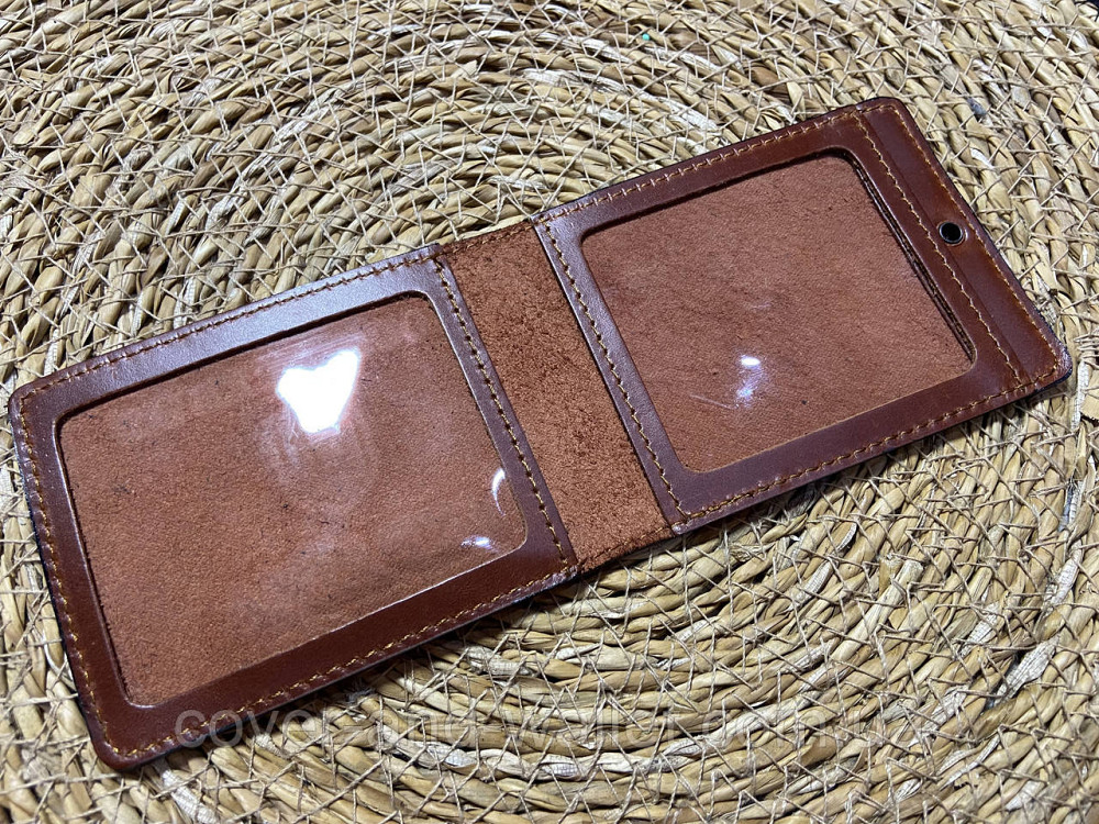 Універсальна обкладинка з гладкої глянсової шкіри "Посвідчення Україна" Київ - фото 4