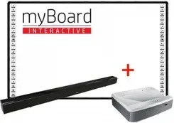 Інтерактивна дошка Zestaw Interaktywny myBoard BLACK PANORAMA 90 ULTRA Київ - фото 1