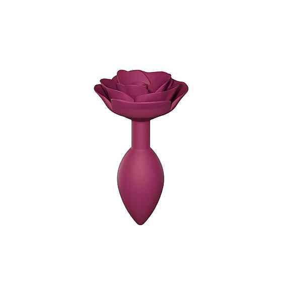 Силіконова анальна пробка Love To Love OPEN ROSES M SIZE - PLUM STAR Sex Aura Київ