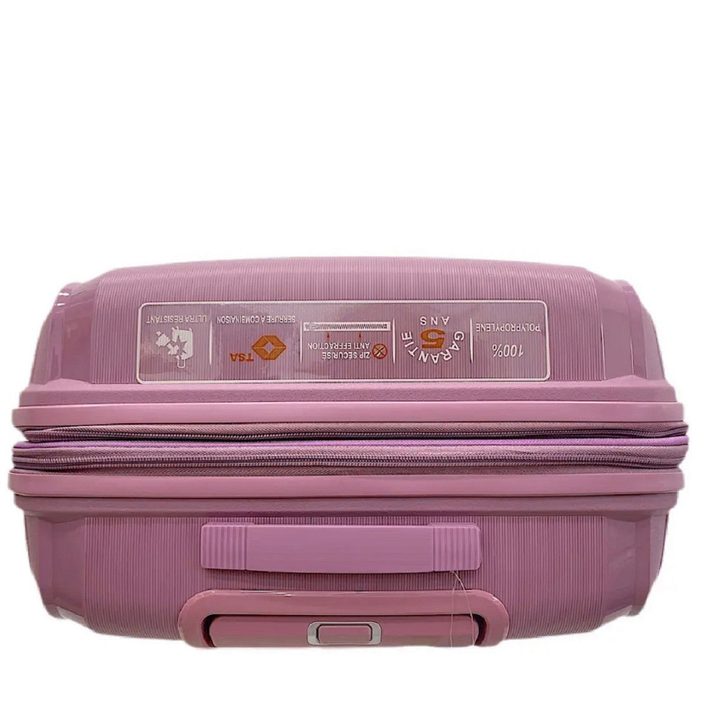 Валіза пластикова AIRTEX 245 мала 55 см рожева Київ - фото 6