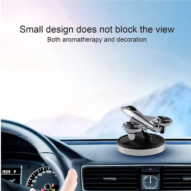 Ароматизатор на солнечных батареях в машину Самолет истребитель с турбинами Коломыя - изображение 6