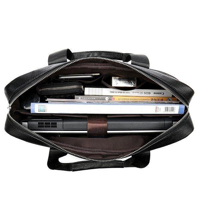 Сумка мужская Vintage 14678 для ноутбука Черная Киев - изображение 6