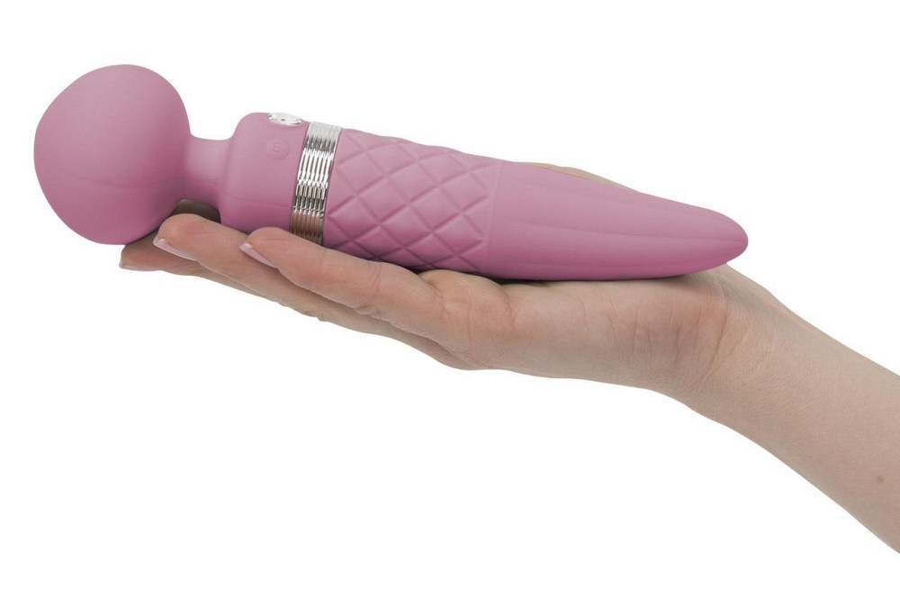 Вибромассажер 2в1 PILLOW TALK - Sultry Pink, классический массажер и вибратор с ротацией, подогрев Sex Aura Киев - изображение 8