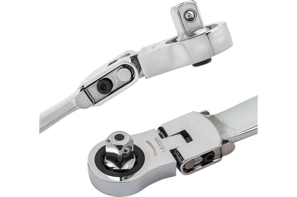 Рукоятка для трещоточных насадок в комплекте с насадками Forsage 3/8