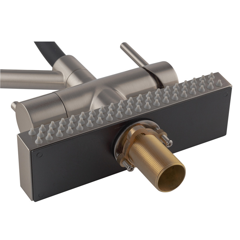 Кухонный смеситель Koer KB-74027-02 с функцией водопад и черным силиконовым изливом (KR5201) Харьков - изображение 9