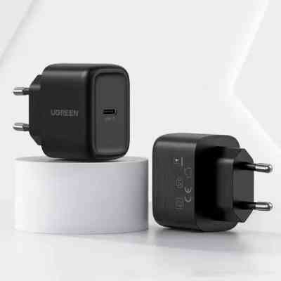 Зарядное устройство Ugreen USB-C PD25W + cable USB-C to USB-C 2.0m CD250 black (50581) Винница