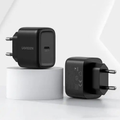 Зарядное устройство Ugreen USB-C PD25W + cable USB-C to USB-C 2.0m CD250 black (50581) Винница - изображение 3