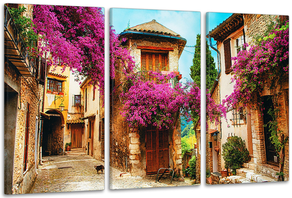 Модульна картина у вітальню/ спальню      Місто        ART-044_3A 70х130 см Київ - фото 1