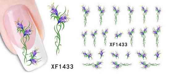 Наклейки для ногтей XF1433 Киев