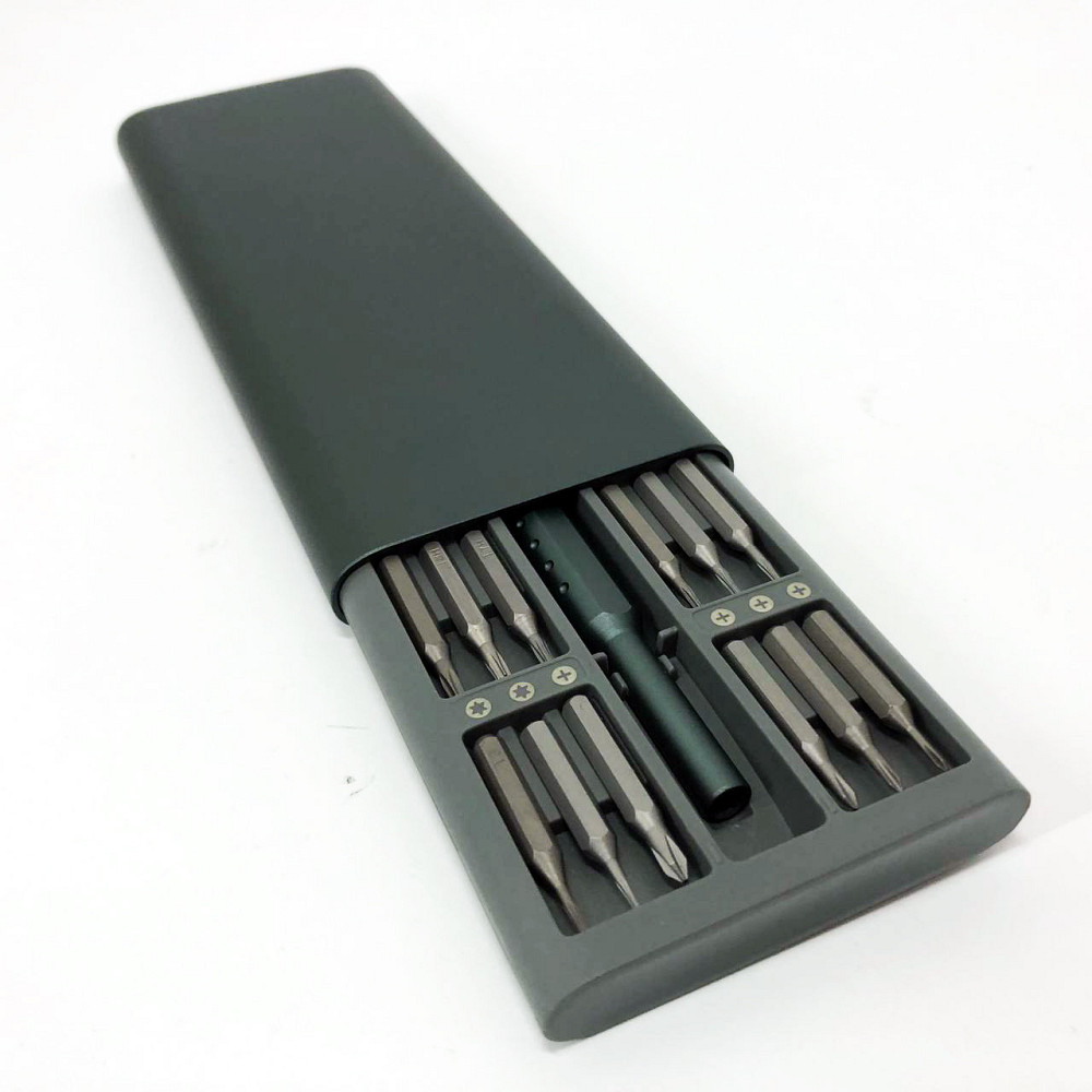 Набор прецизионных отверток с ручкой 48 в 1 в металлическом футляре PM-92 Львов - изображение 17