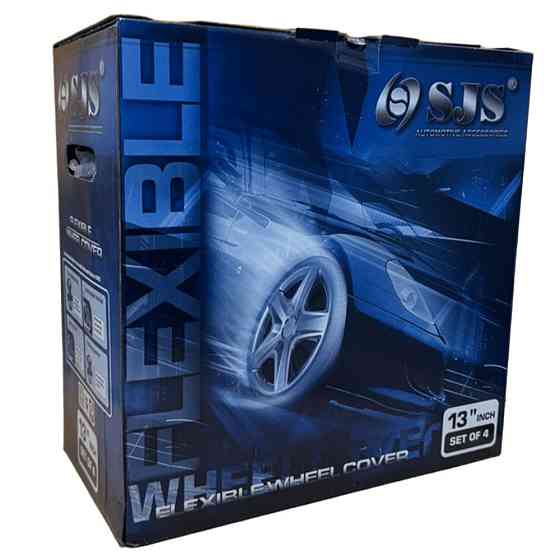 Автомобильные модельные колпаки R15 SJS Dacia NEW 319 4шт, черные Винница