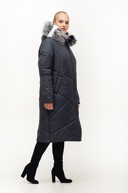 Теплая женская зимняя куртка в больших размерах Киев - изображение 3