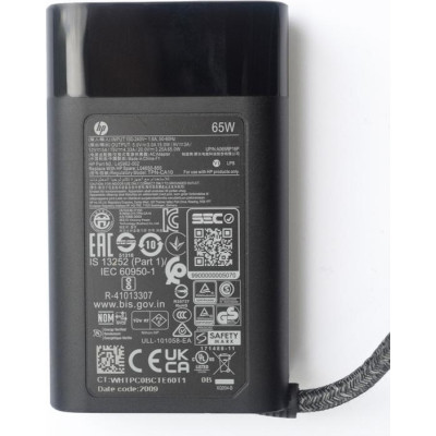 Блок живлення до ноутбуку HP 65W 20V, 3.25A + 15V, 4.33A + 12V, 5A + 9V, 3A + 5V, 3A, USB type-C (TPN-CA10 / A40370) Вінниця - фото 3