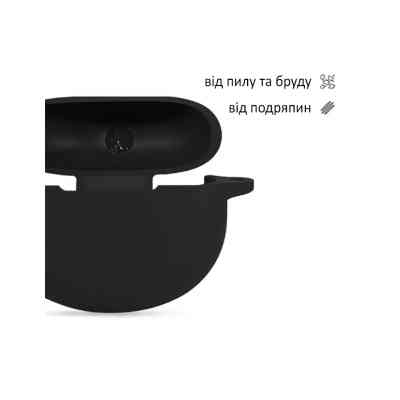 Чехол для наушников BeCover Silicon для Xiaomi Redmi Buds 4 Active Black (710176) Винница
