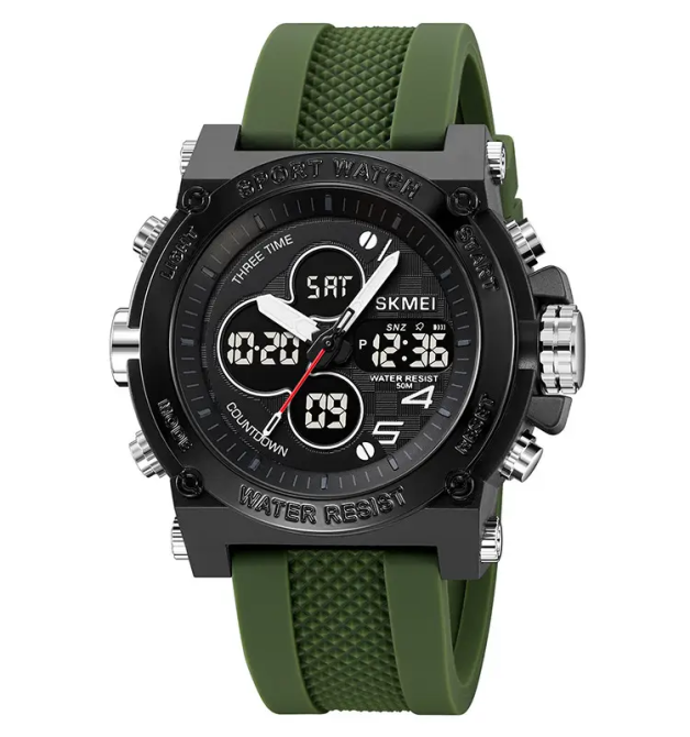 Часы мужские наручные спортивные Skmei 2065 (Зеленый) Винница - изображение 1