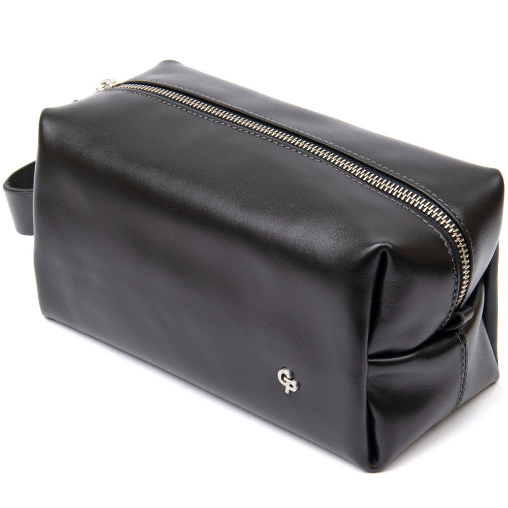 Мужской кожаный несессер GRANDE PELLE 11417 Черный Киев - изображение 10