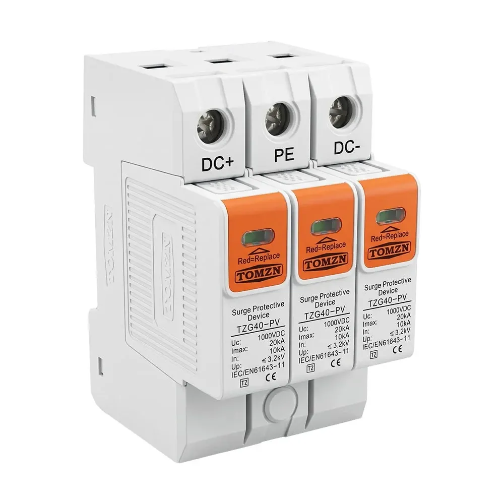 Обмежувач напруги TOMZN TZG40-PV 3P 1000V DC під DIN-рейку (51-00132) Киев - изображение 3