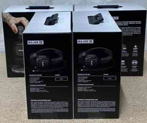 Навушники з Мікрофоном: Marshall Major IV Black (1005773) Оригінал! Харків